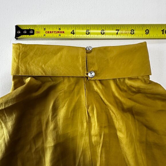 Elegant Mustard Sleeveless Dress - Picture 7 of 11